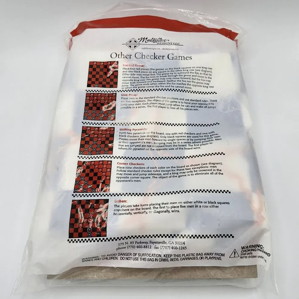 Clemson Tigers Jumbo Checkers Game (Complete)